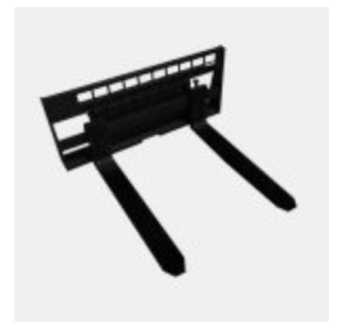 Mini Skid Steer Loader Pallet Forks