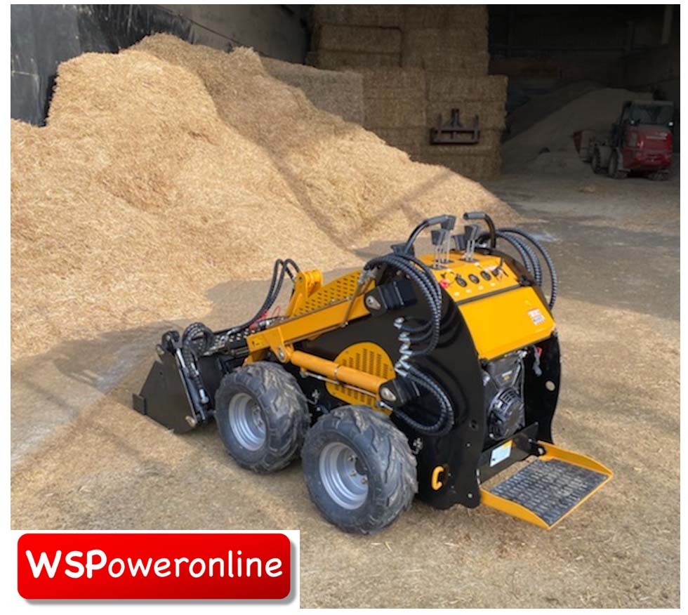 Mini Skid Steer Loader in Barn