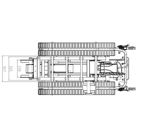 Tracked Dumper Lower Dimensions