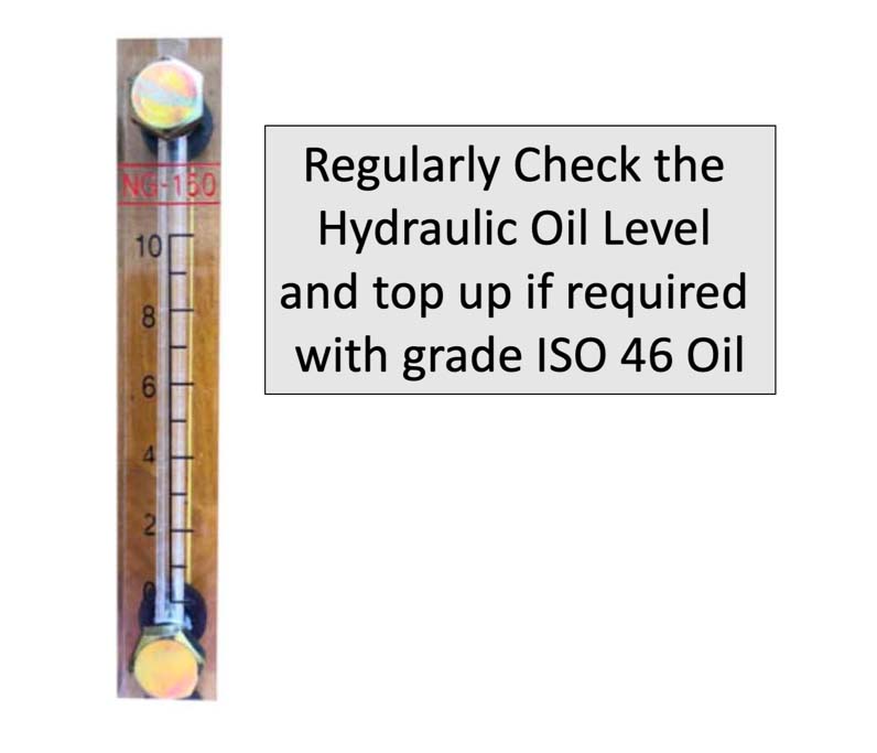 CHECK OIL LEVELS