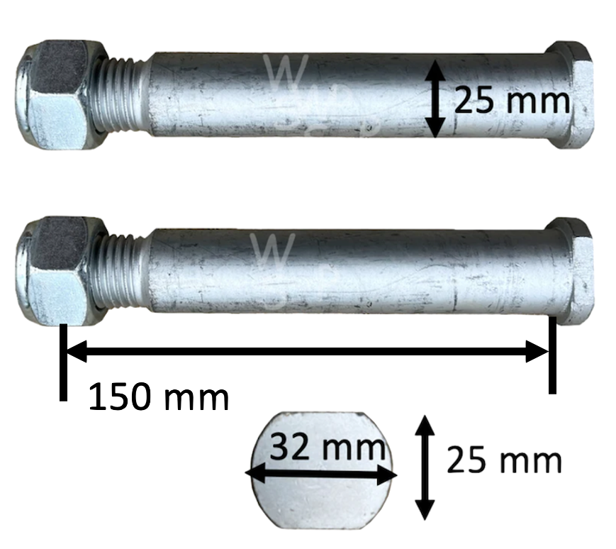 Mini Digger 25 mm Pins